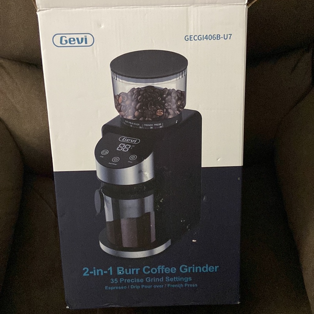 Gevi 2-in-1 Burr Coffee Grinder